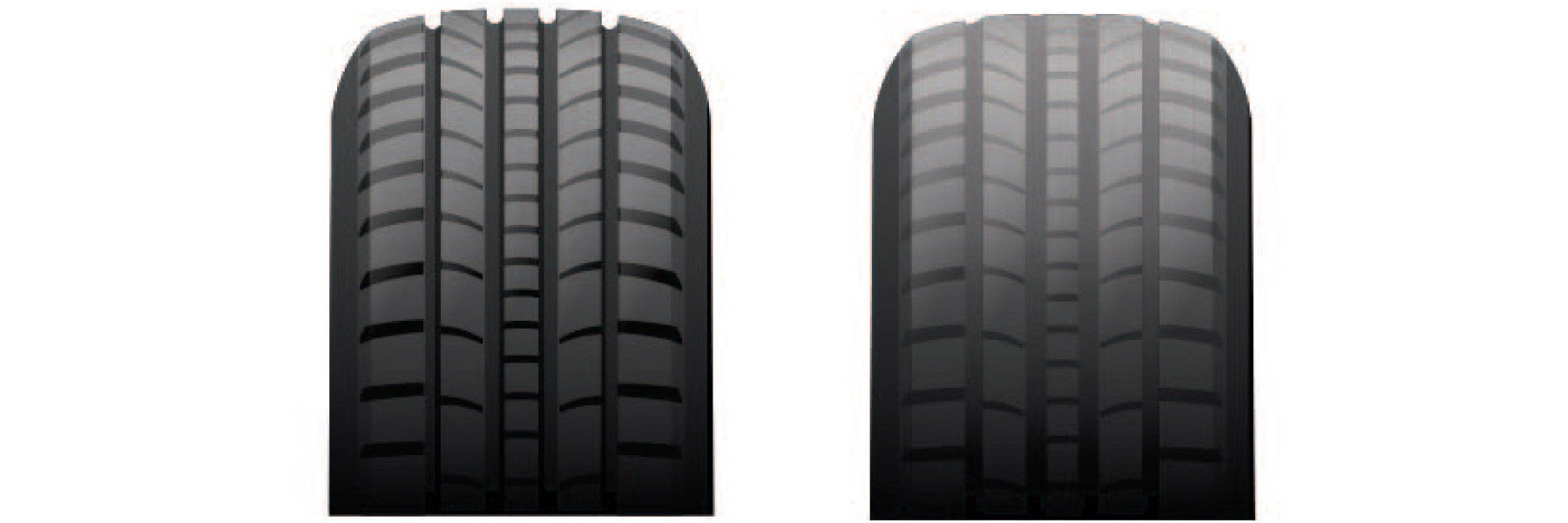 Tire tread depth comparison at DARCARS Kia of Frederick in Frederick MD