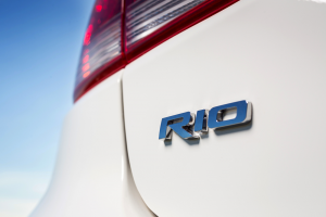 Kia Rio Lettering on Model
