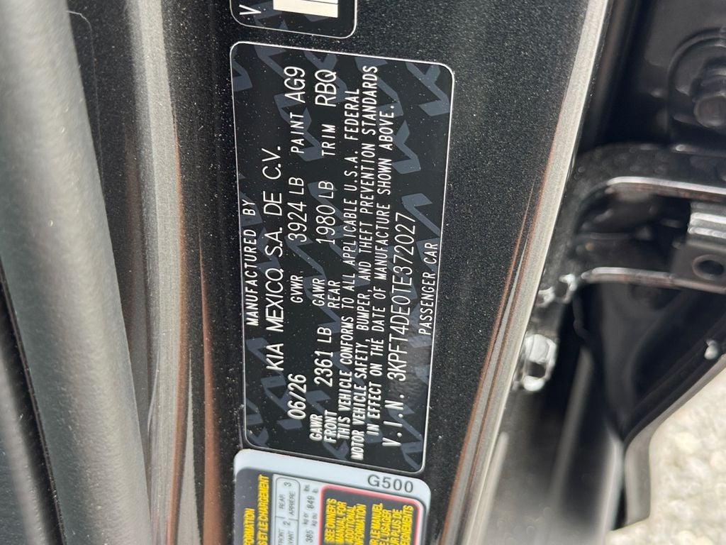 2026 Kia K4 LXS