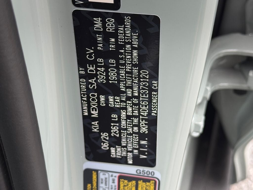 2026 Kia K4 LXS