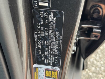 2026 Kia K4 LXS