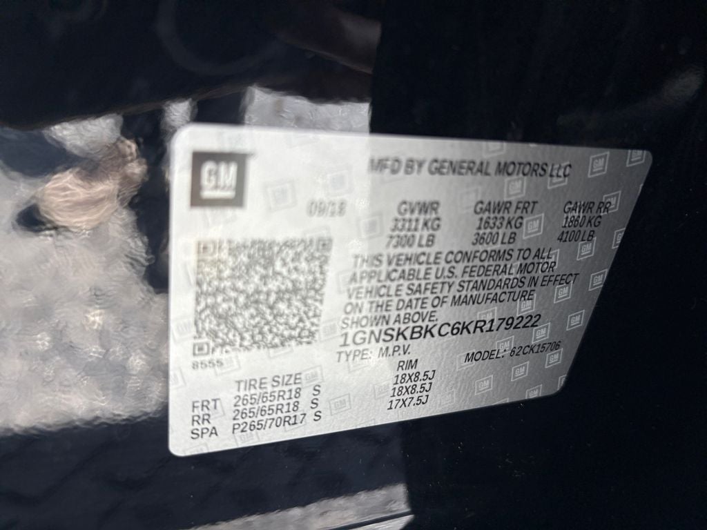 2019 Chevrolet Tahoe LT Z71
