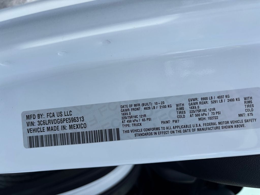 2023 RAM ProMaster 2500 High Roof