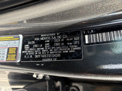 2025 Kia K4 LXS