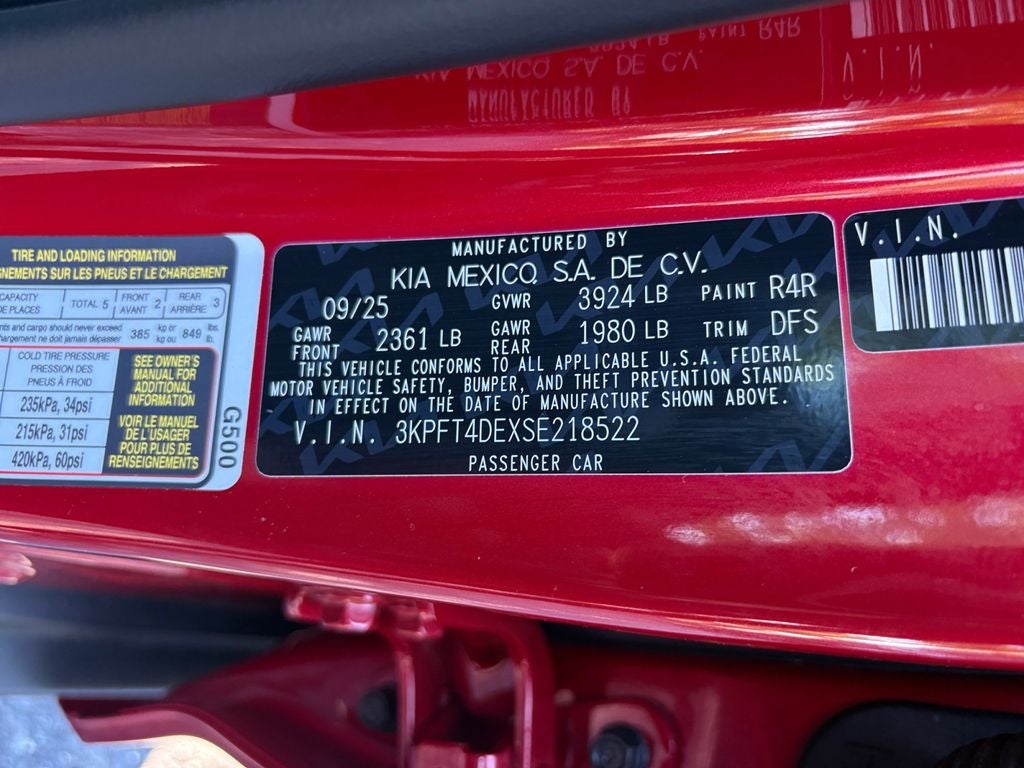 2025 Kia K4 LXS