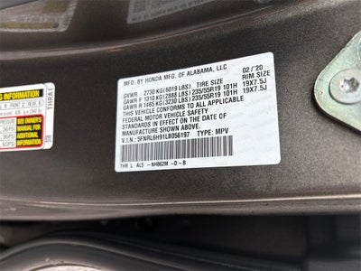 2020 Honda Odyssey Elite