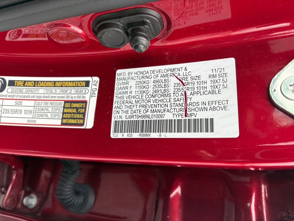 2022 Honda CR-V Hybrid Touring