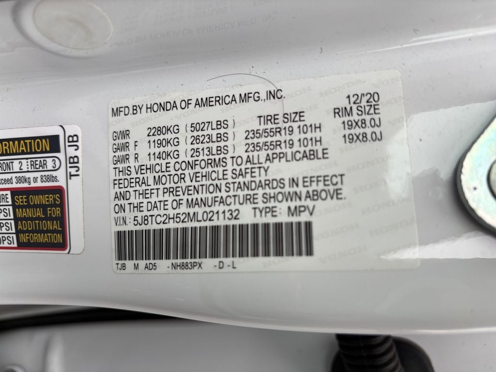 2021 Acura RDX Technology Package SH-AWD