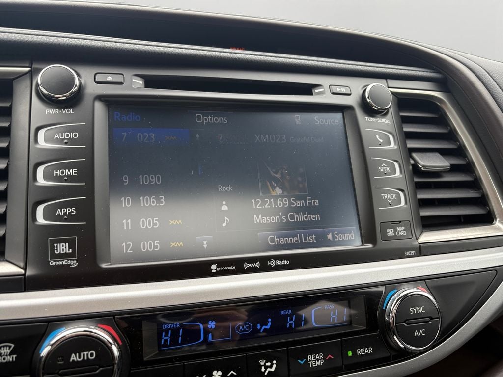 2019 Toyota Highlander Limited Platinum