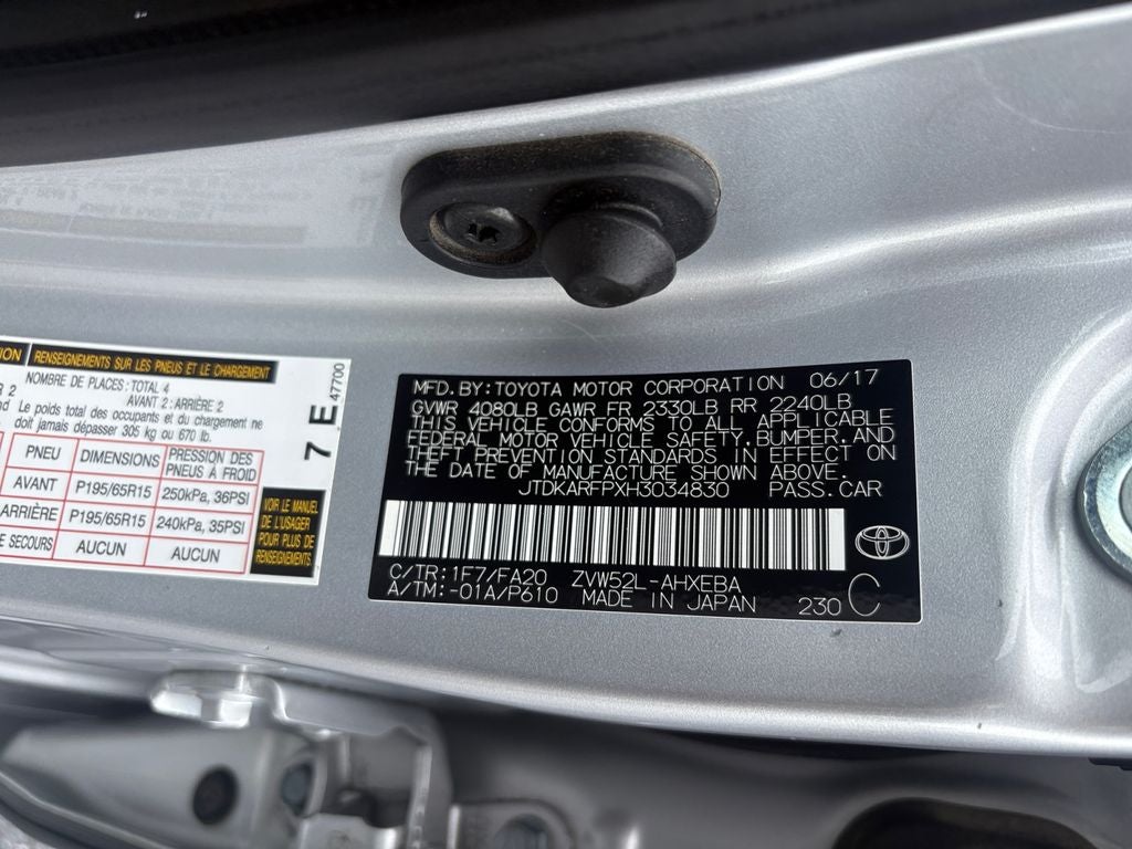 2017 Toyota Prius Prime Plus