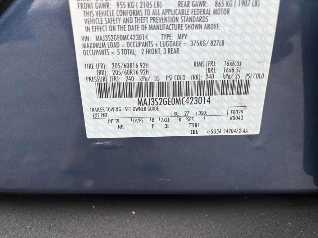2021 Ford EcoSport SE