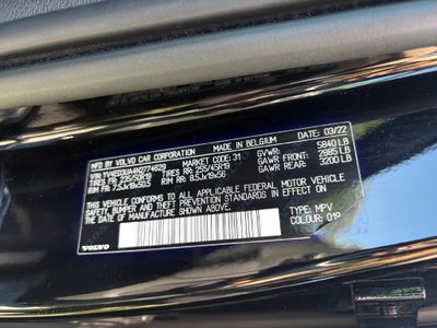 2022 Volvo XC40 Recharge Pure Electric P8