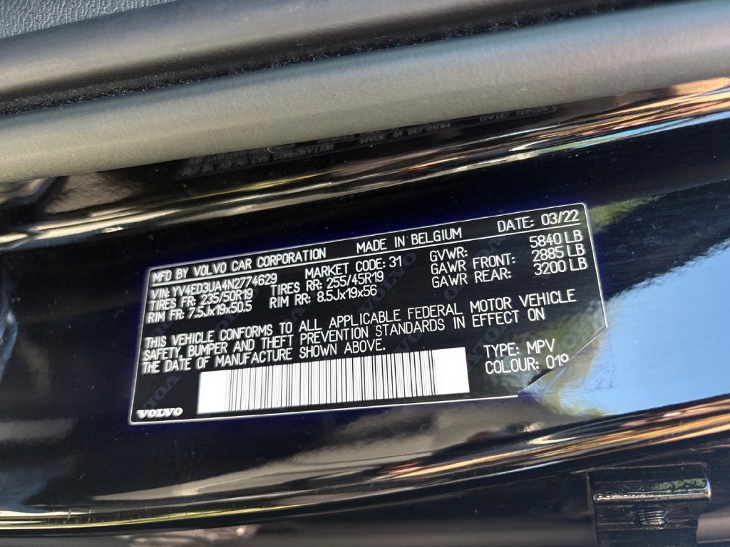 2022 Volvo XC40 Recharge Pure Electric P8