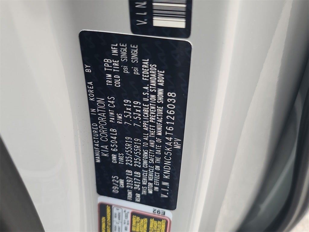 2026 Kia Carnival Hybrid EX