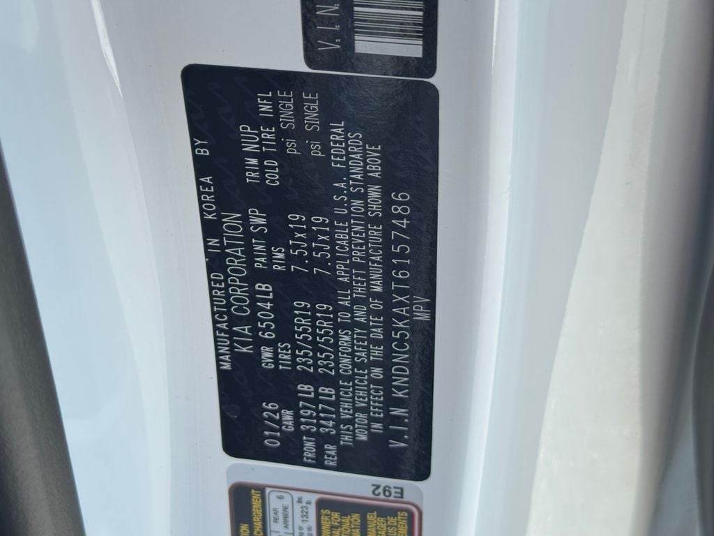 2026 Kia Carnival Hybrid EX