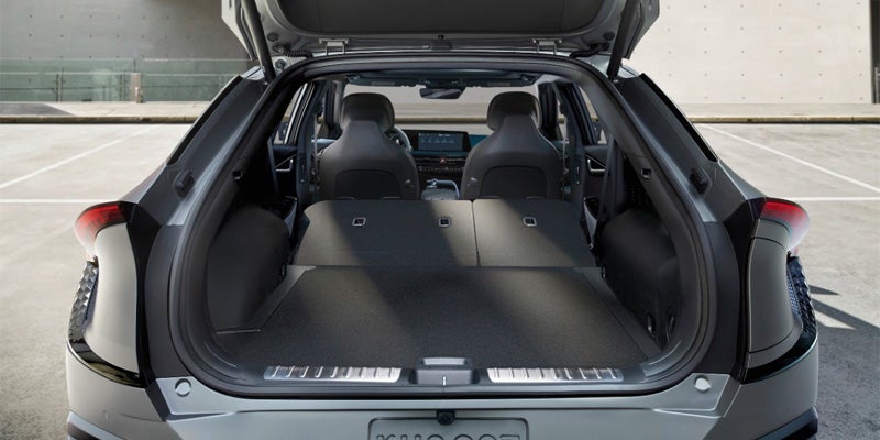 open hatchback interior of 2024 kia ev6
