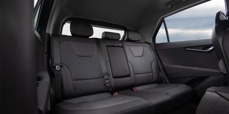 interior view of the back seats of the 2024 kia ev6