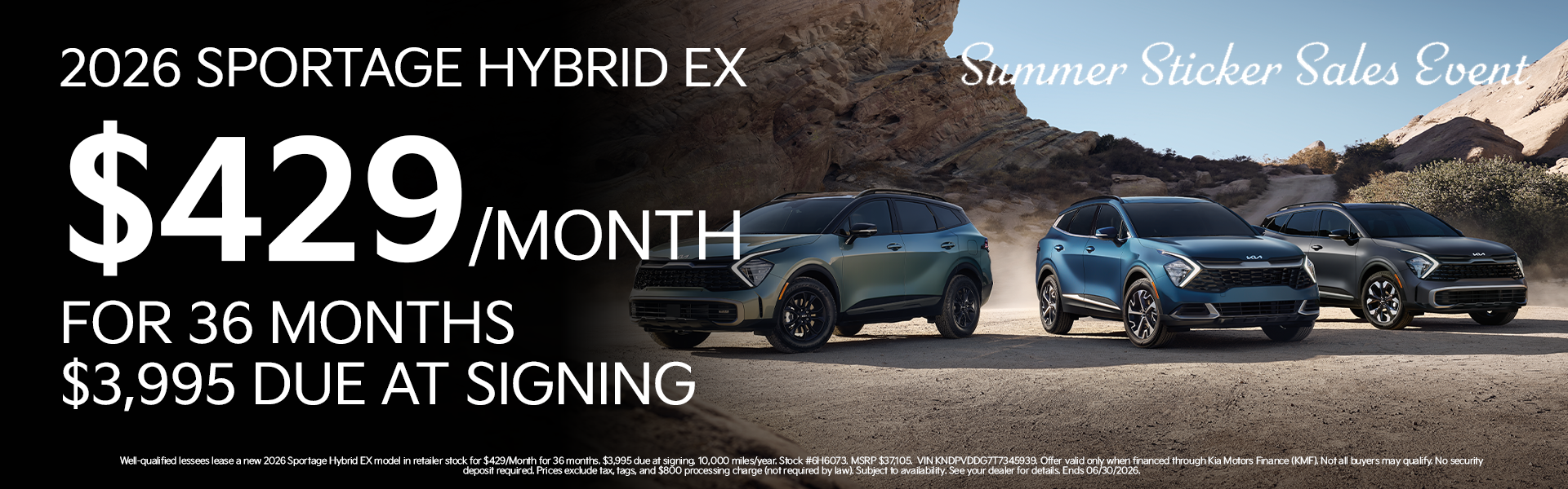 New 2026 Sportage Hybrid EX