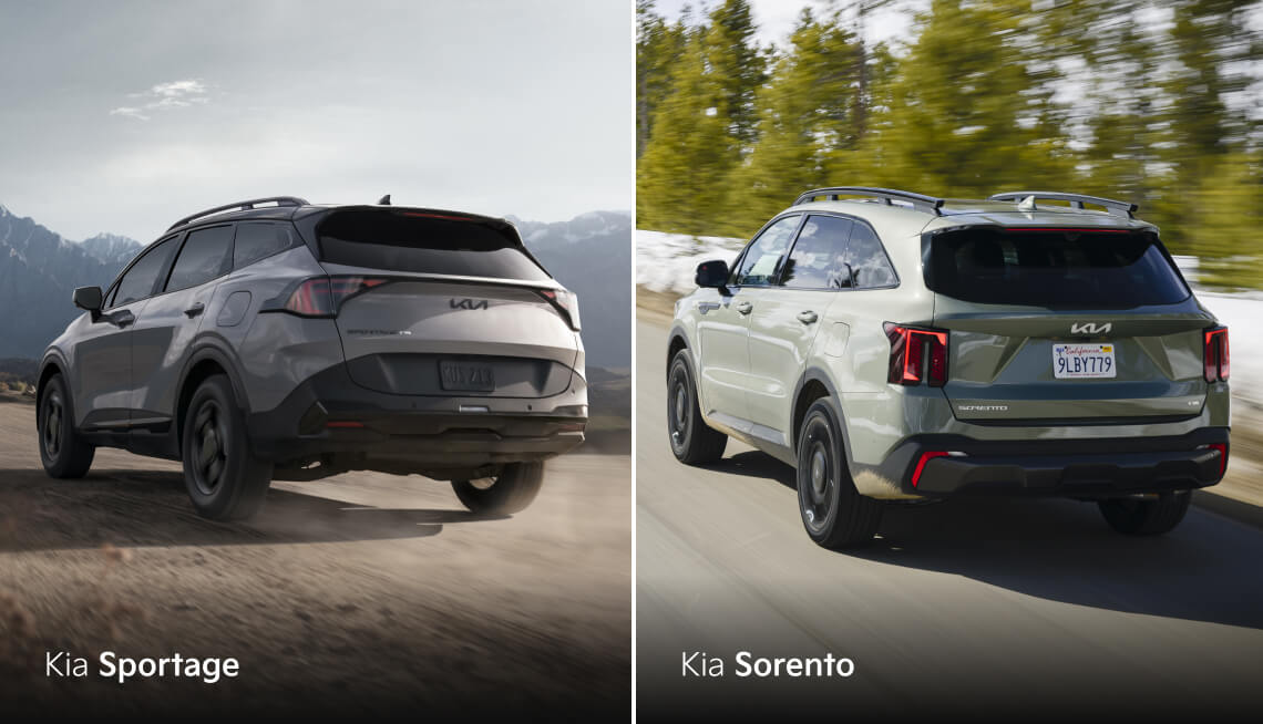 Kia Sorento vs. Sportage: Safety & Driver Assistance